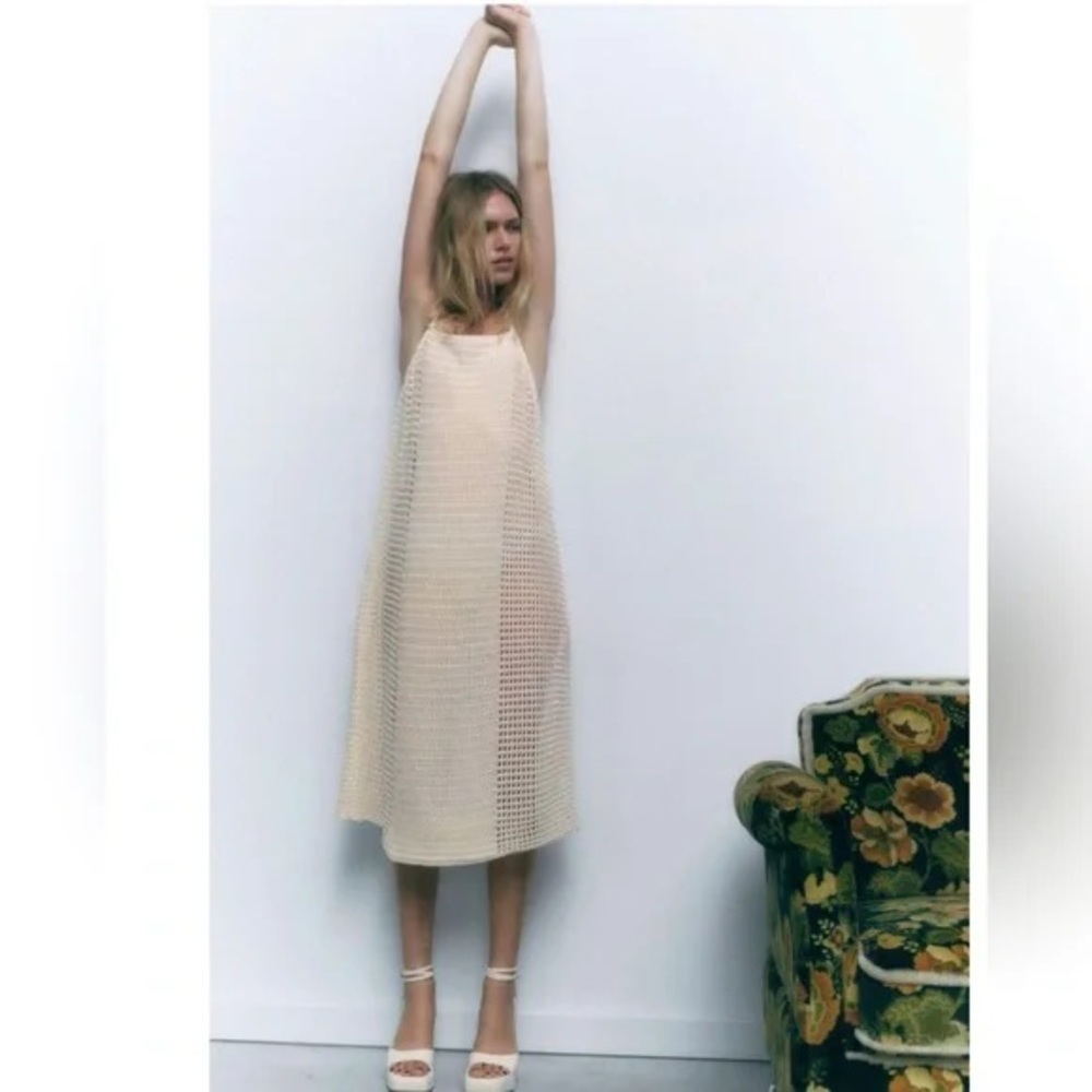 Zara Knit Coverup Dress NWT